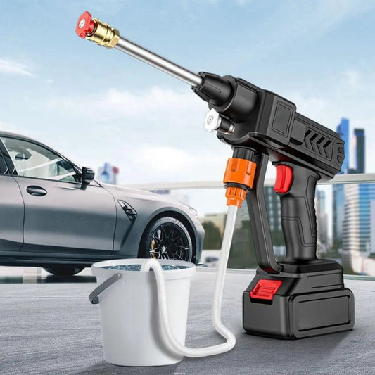 Profesionalni Aku perač pod pritiskom sa 2 baterije, Bežični pištolj za pranje automobila
