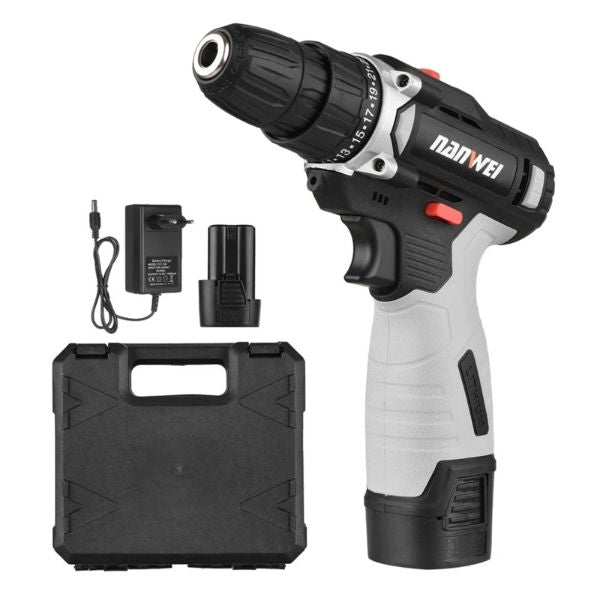 Aku bušilica NANWEI sa 2 baterije