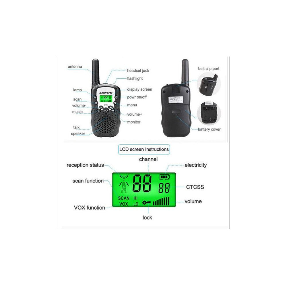 Baofeng BF-T3 Toki voki set