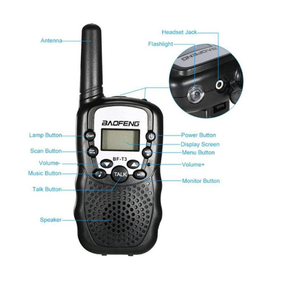 Baofeng BF-T3 Toki voki set
