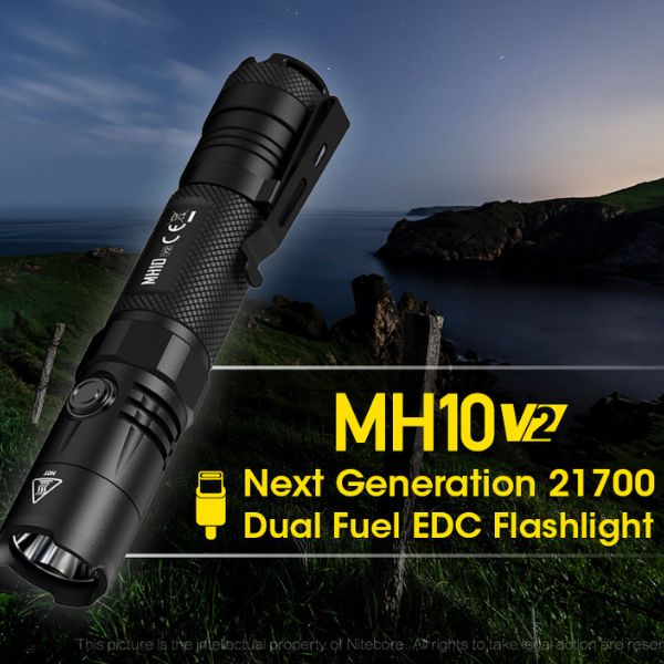 Baterijska lampa NITECORE MH10 V2 SET