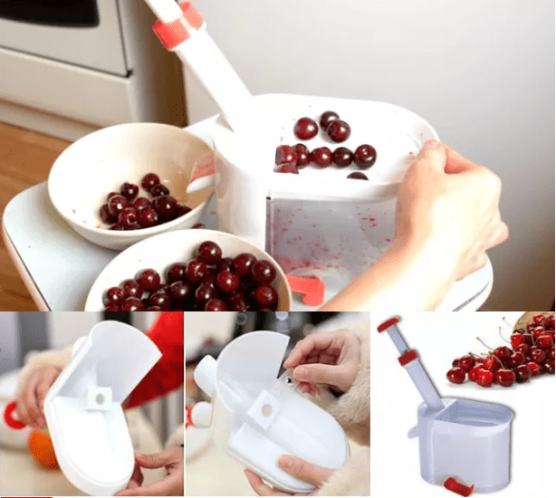 Beli Aparat za čišćenje koštica iz višanja i trešanja