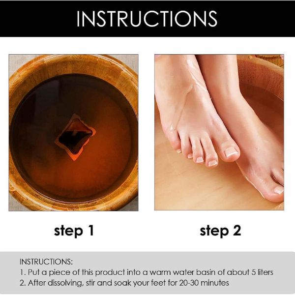 Biljne perle za čišćenje stopala