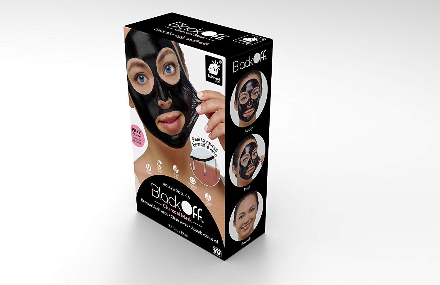 Blackoff Crna maska za lice - 2 pakovanja za 1250din!