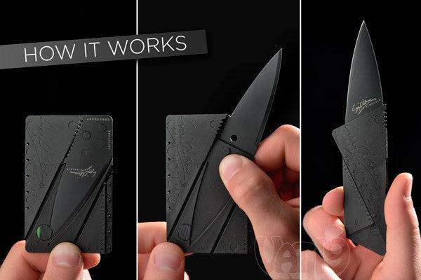 Cardsharp - Rasklopivi nož u veličini kreditne kartice (2 za 750din!)