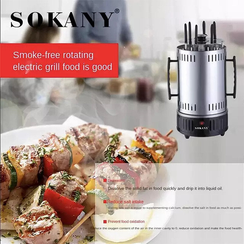 Električna pećnica Sokany 6111 za roštilj bez dima