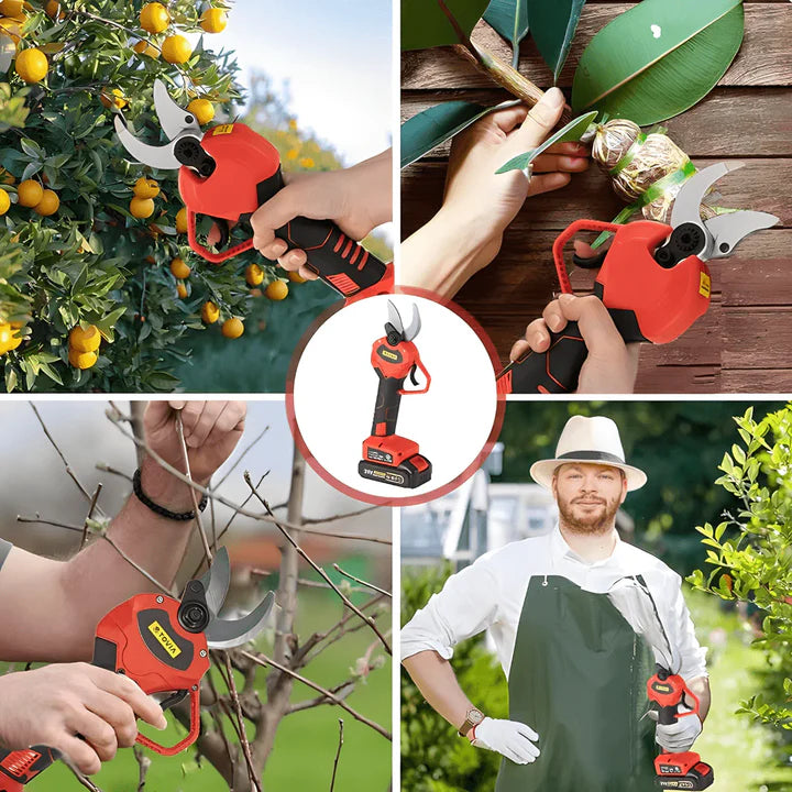 Električne makaze za orezivanje voća 21v + dve baterije