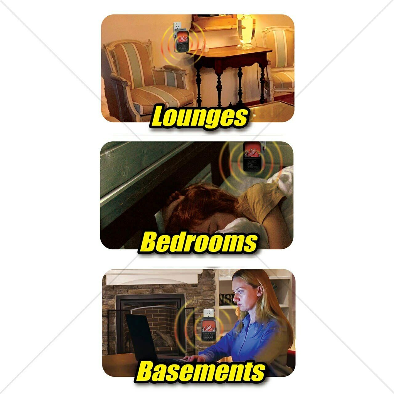 Flame Heater - Mini ručna grejalica sa efektom plamena 500w