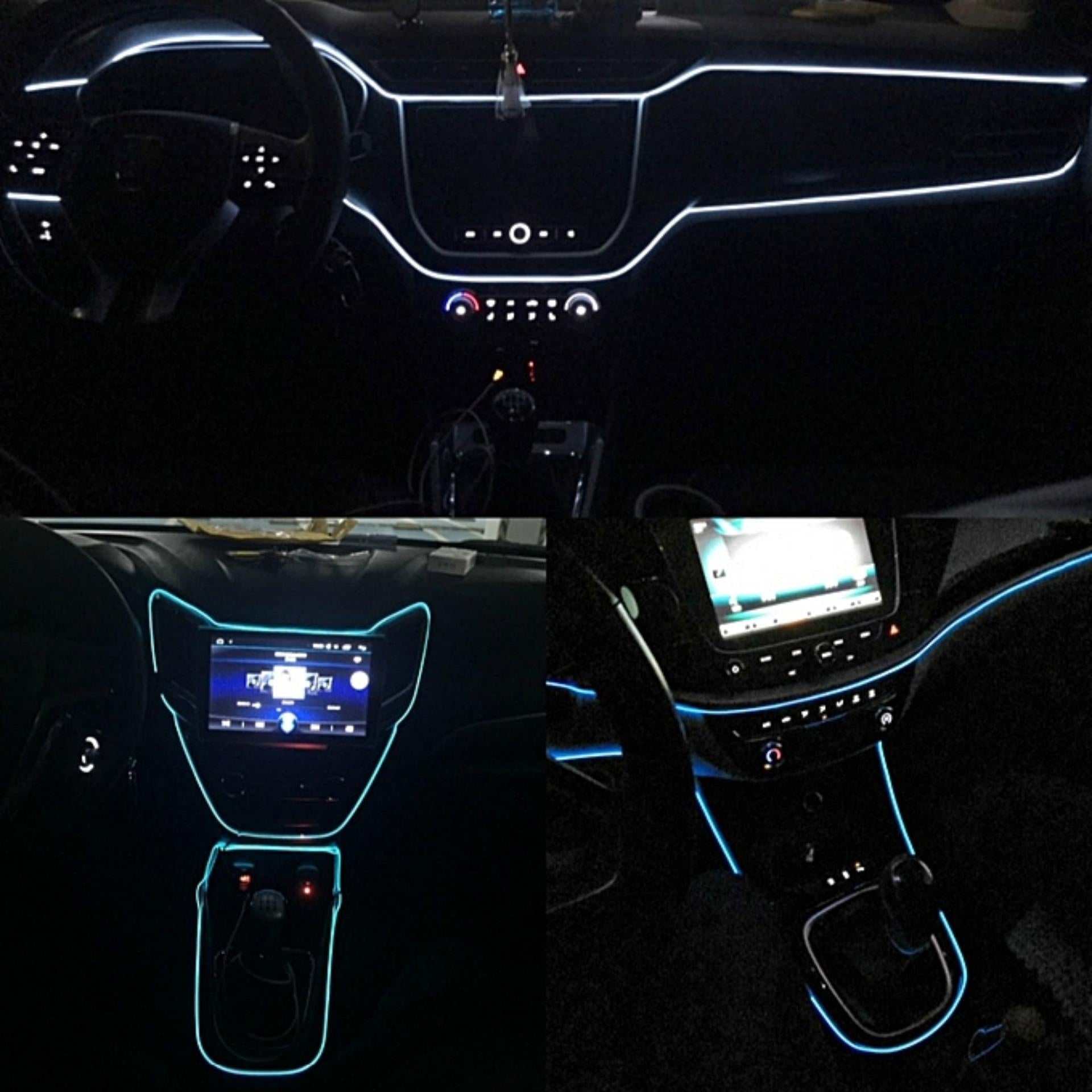 LED traka (optičko vlakno) 3m za enterijer auta