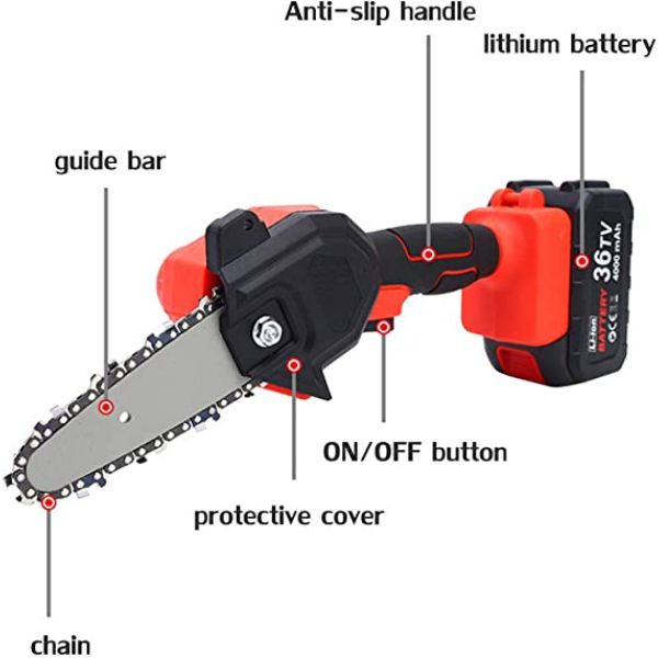 Mini aku testera 48V sa 2 Baterije