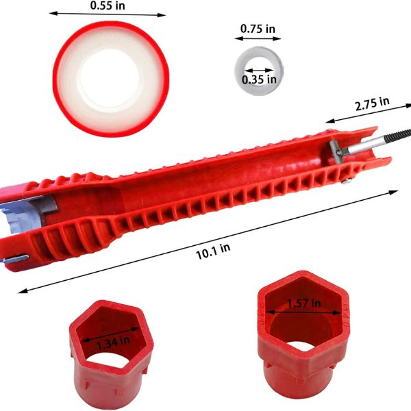 Multifunkcionalni ključ za vodovodne cevi i slavine
