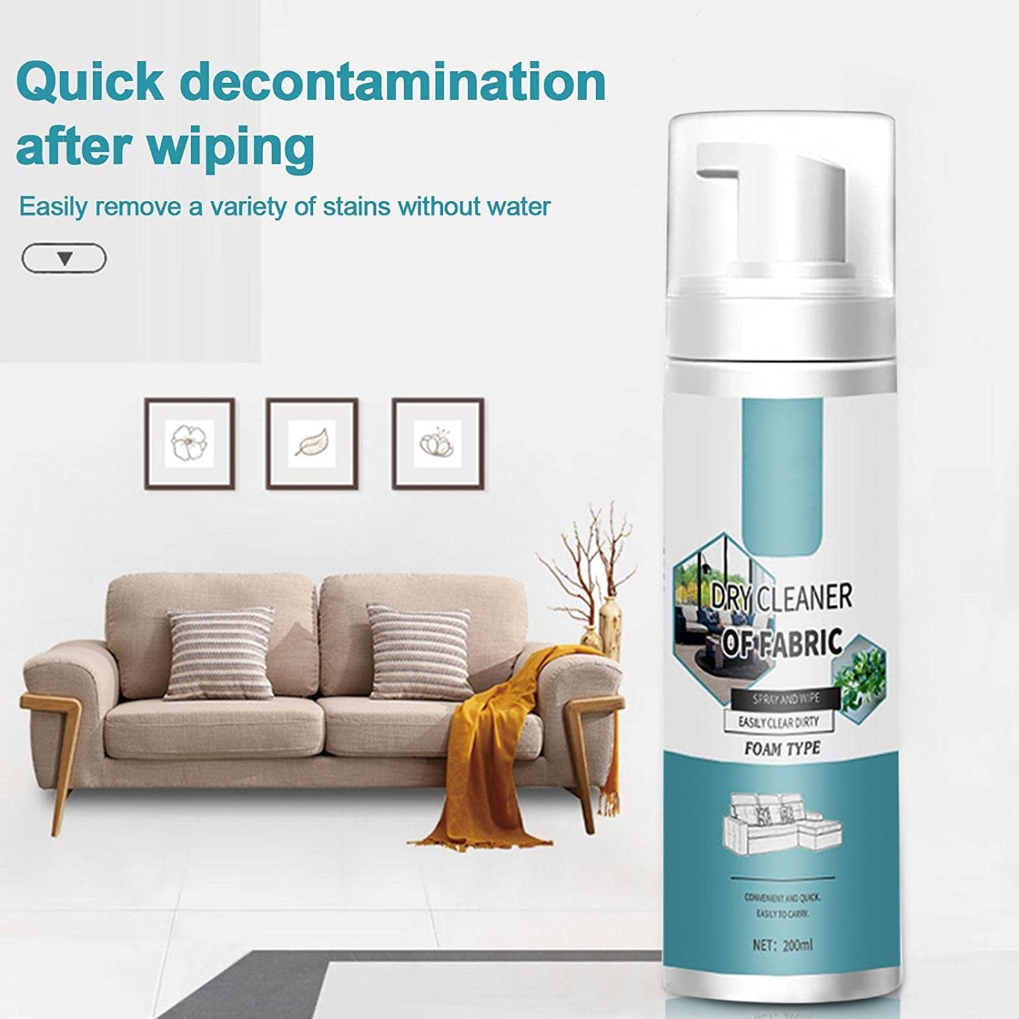 Pena za čišćenje tkanine i uklanjanje mrlja