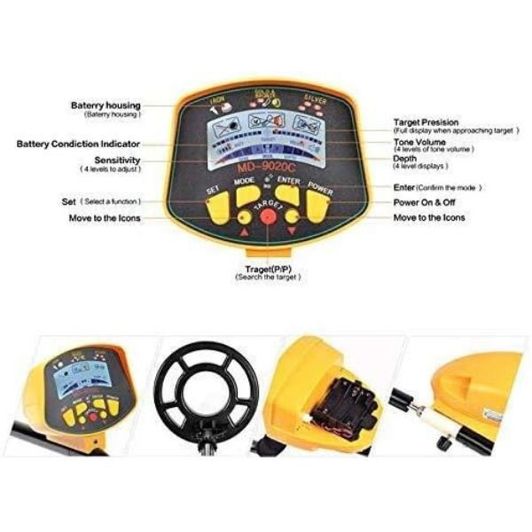 Profesionalni detektor metala MD9020C