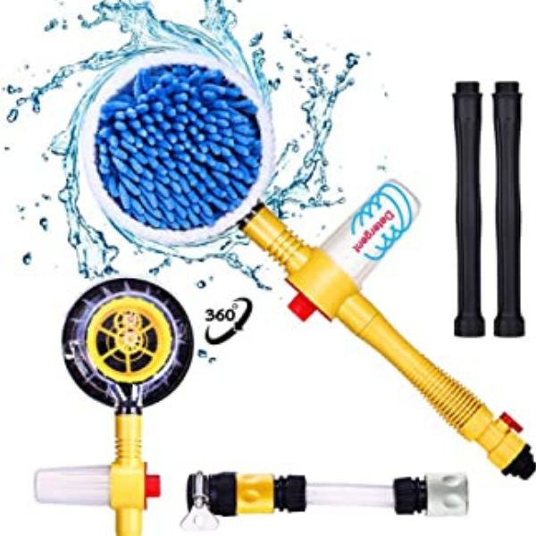 Rotirajuća četka za pranje automobila sa rezervoarom