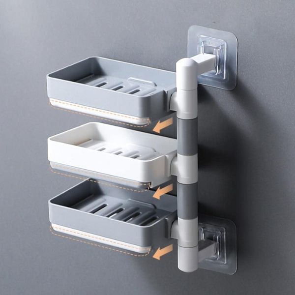 Rotirajući samolepljivi držač za sapun četkice peškir kozmetiku