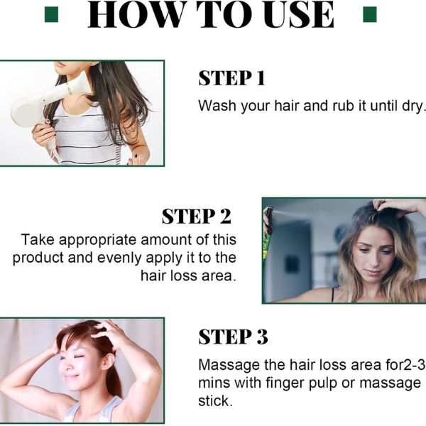 Sedmodnevni tretman za brži rast kose od đumbira - Ginger Hair Growth Sprayer