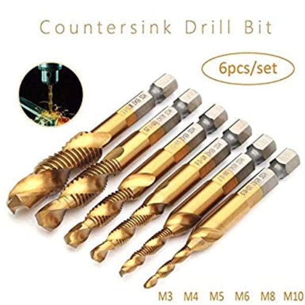 Set burgija 3u1 za metal - 6komada
