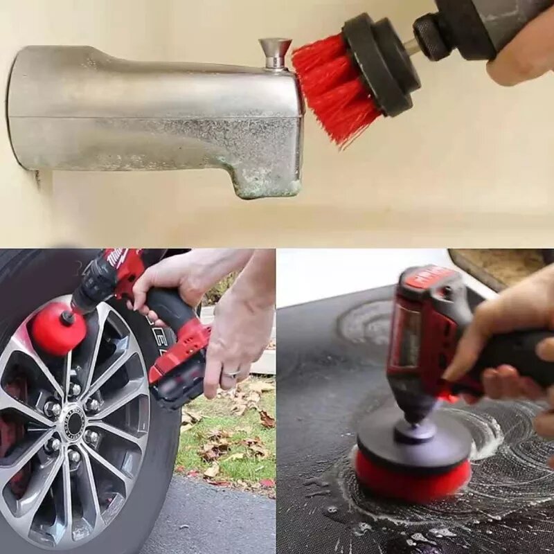 Set četkica za čišćenje automobila - 17 delova