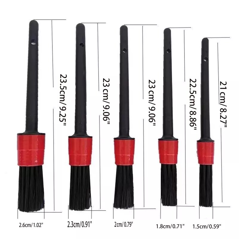 Set četkica za čišćenje automobila - 17 delova