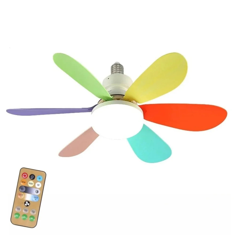Dečiji ventilator, luster sa LED svetlom