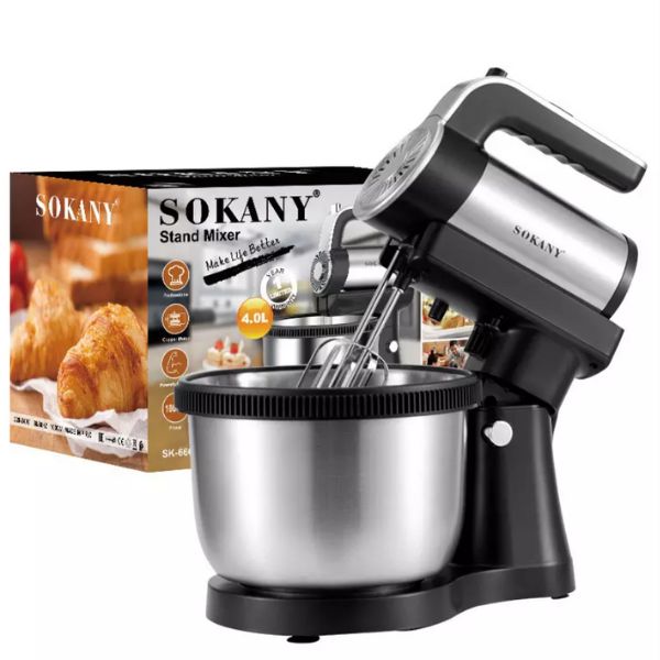 Sokani SK-6662 rotirajući mikser sa postoljem - 4,0 L