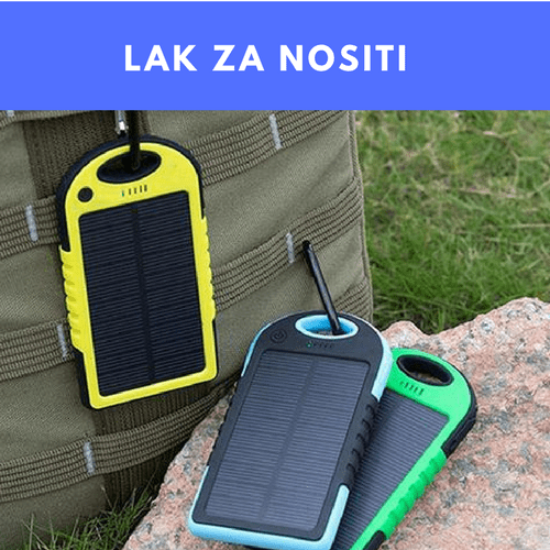 Solarni (i električni) Punjač za sve uređaje - puni vaš uređaj do 2 puta bez dopunjavanja!
