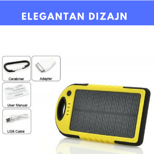 Solarni (i električni) Punjač za sve uređaje - puni vaš uređaj do 2 puta bez dopunjavanja!