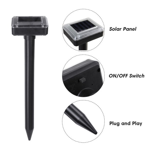 Solarni rasterivač štetočina 2kom. (kockasti)