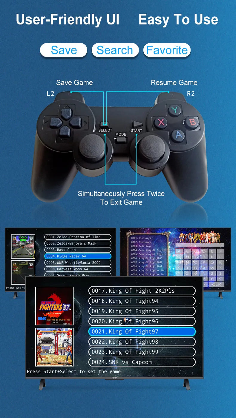 Multifunkcionalna konzola i Smart TV uređaj: Game Stick i Android TV (bez daljinskog)