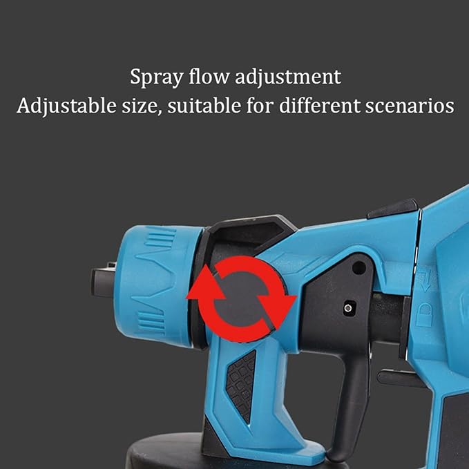 Aku pištolj za farbanje 800w sa dve baterije