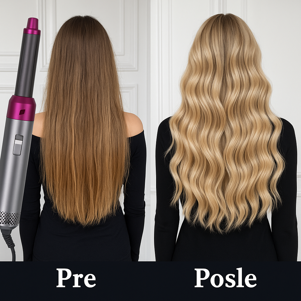 pre i posle koriscenja stajlera za kosu