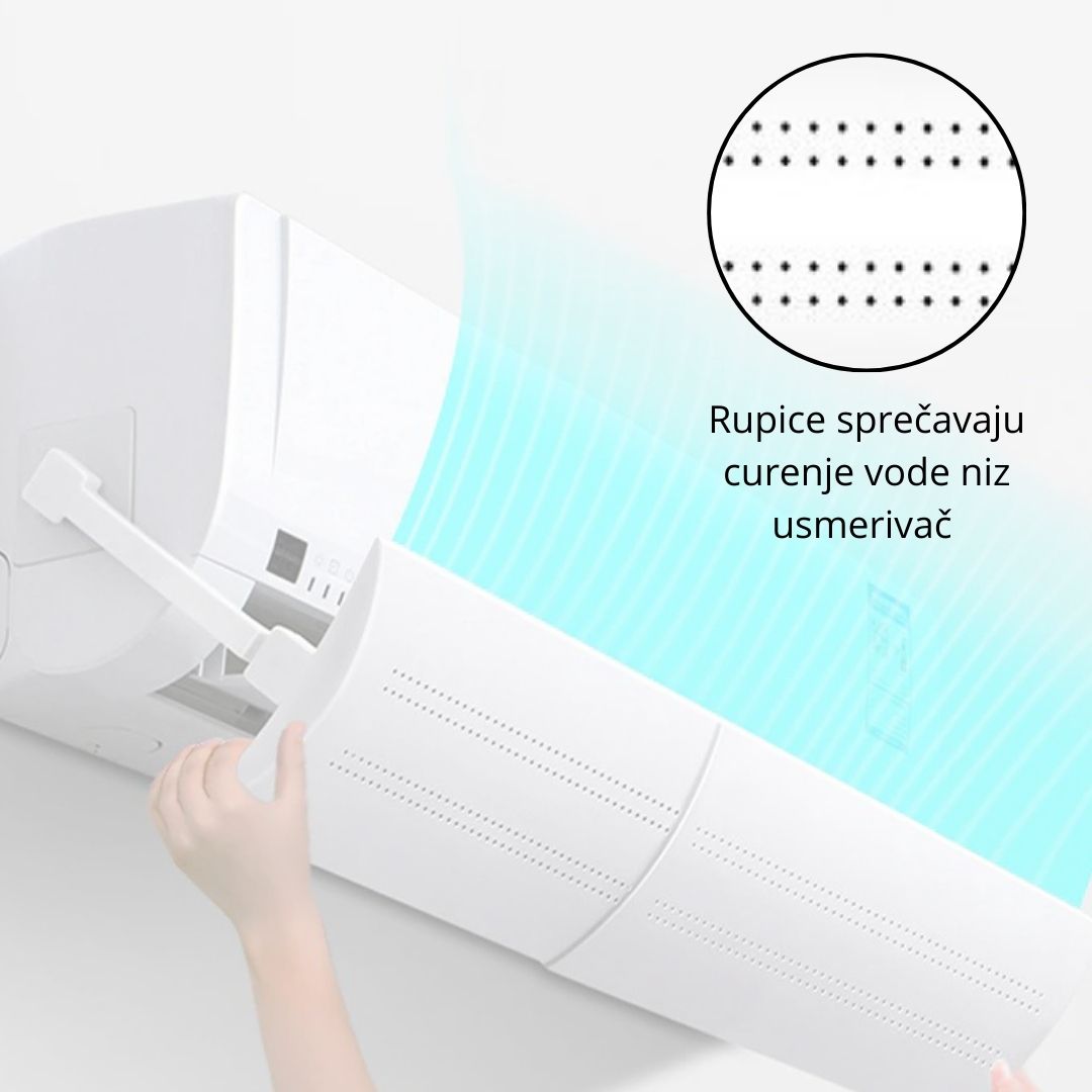 Usmerivač vazduha za klima uređaje, rupičasti model protiv kondenzacije