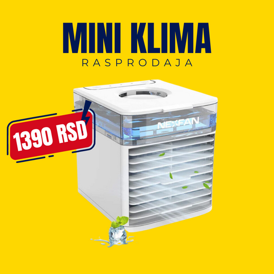 Mini klima uređaj, Mini prenosiva klima, NexFan Ultra, Ventilator klima