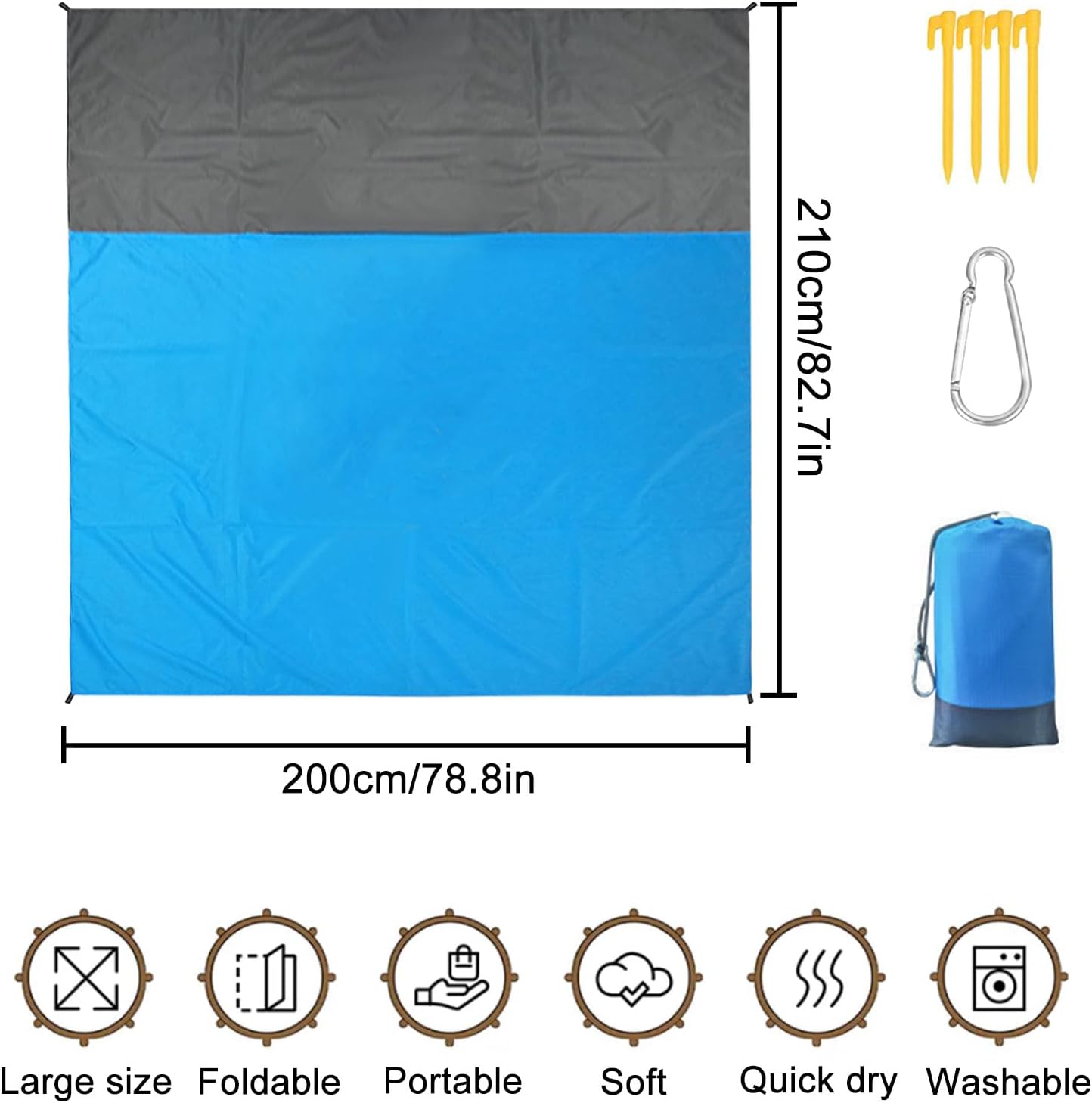 Prostirka za plažu otporna na pesak i vlagu