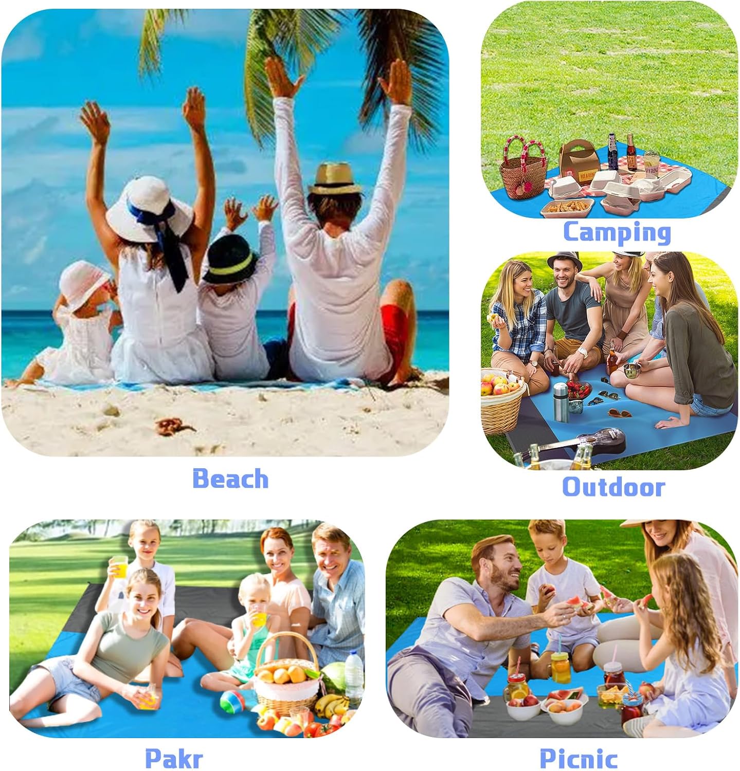 Prostirka za plažu otporna na pesak i vlagu