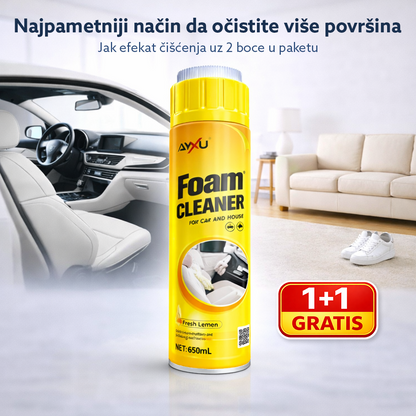 Višenamenska aktivna pena za čišćenje svih površina, 1+1 Gratis, 2x650ml, Foam Cleaner