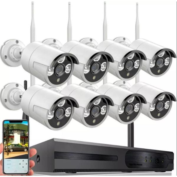 Bežični video nadzor / CCTV wireless monitoring 8 kamera