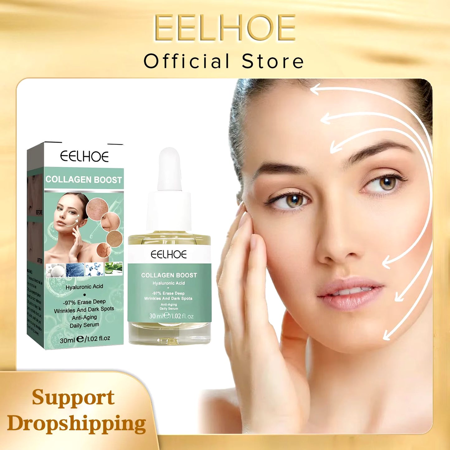 EELHOE Kolagen Booster Serum – Anti-Aging & učvršćujuća esencija