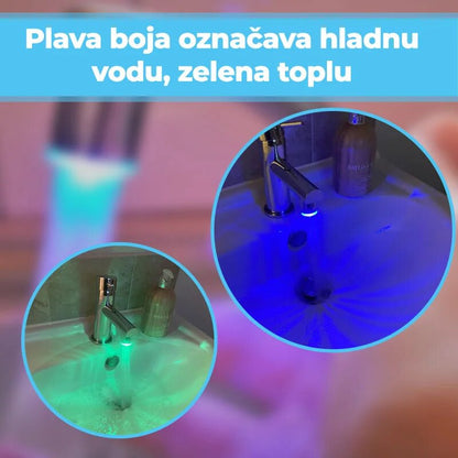 LED svetleći dodatak za slavinu sa senzorom