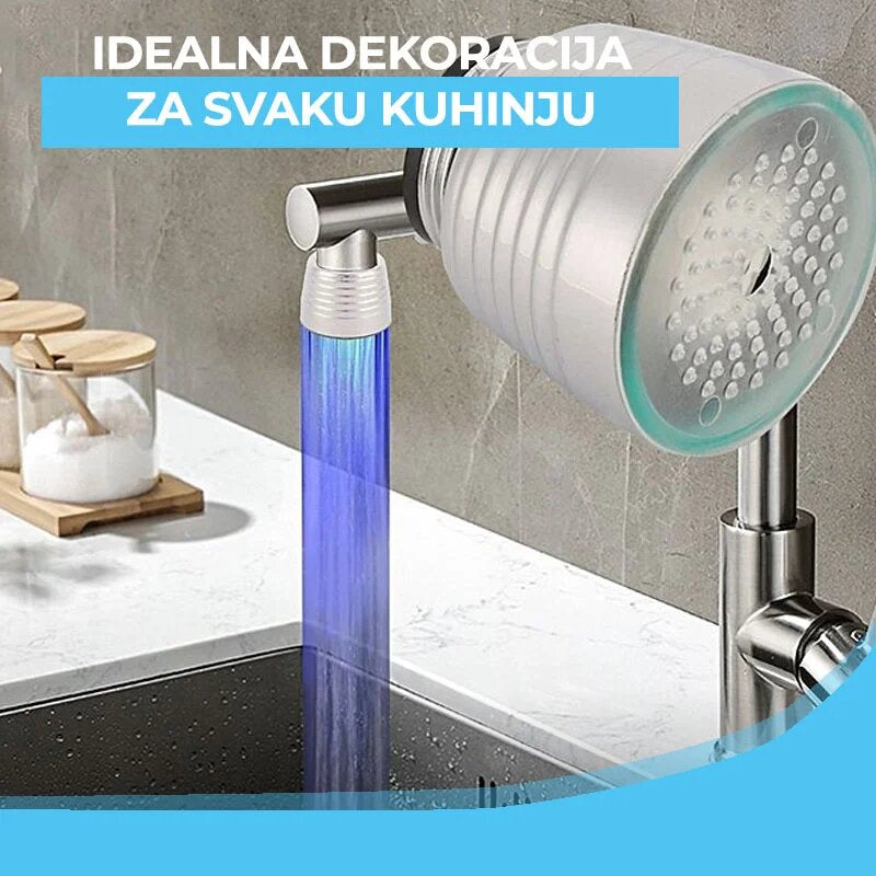 LED svetleći dodatak za slavinu sa senzorom