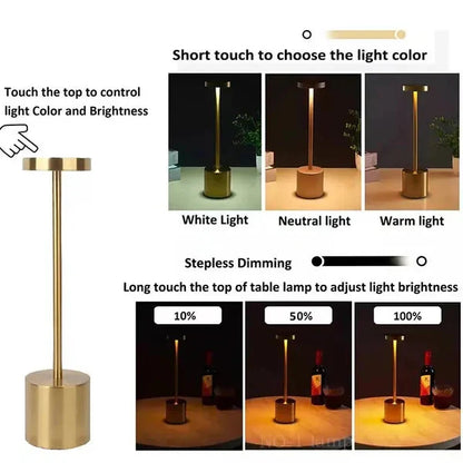 Led stona lampa na touch, Bežična LED lampa