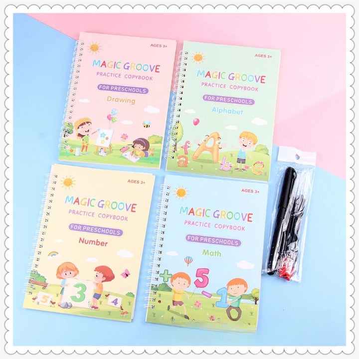 Magične vežbanke, Set od 4 magičnih vežbanki za decu