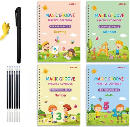 Magične vežbanke, Set od 4 magičnih vežbanki za decu