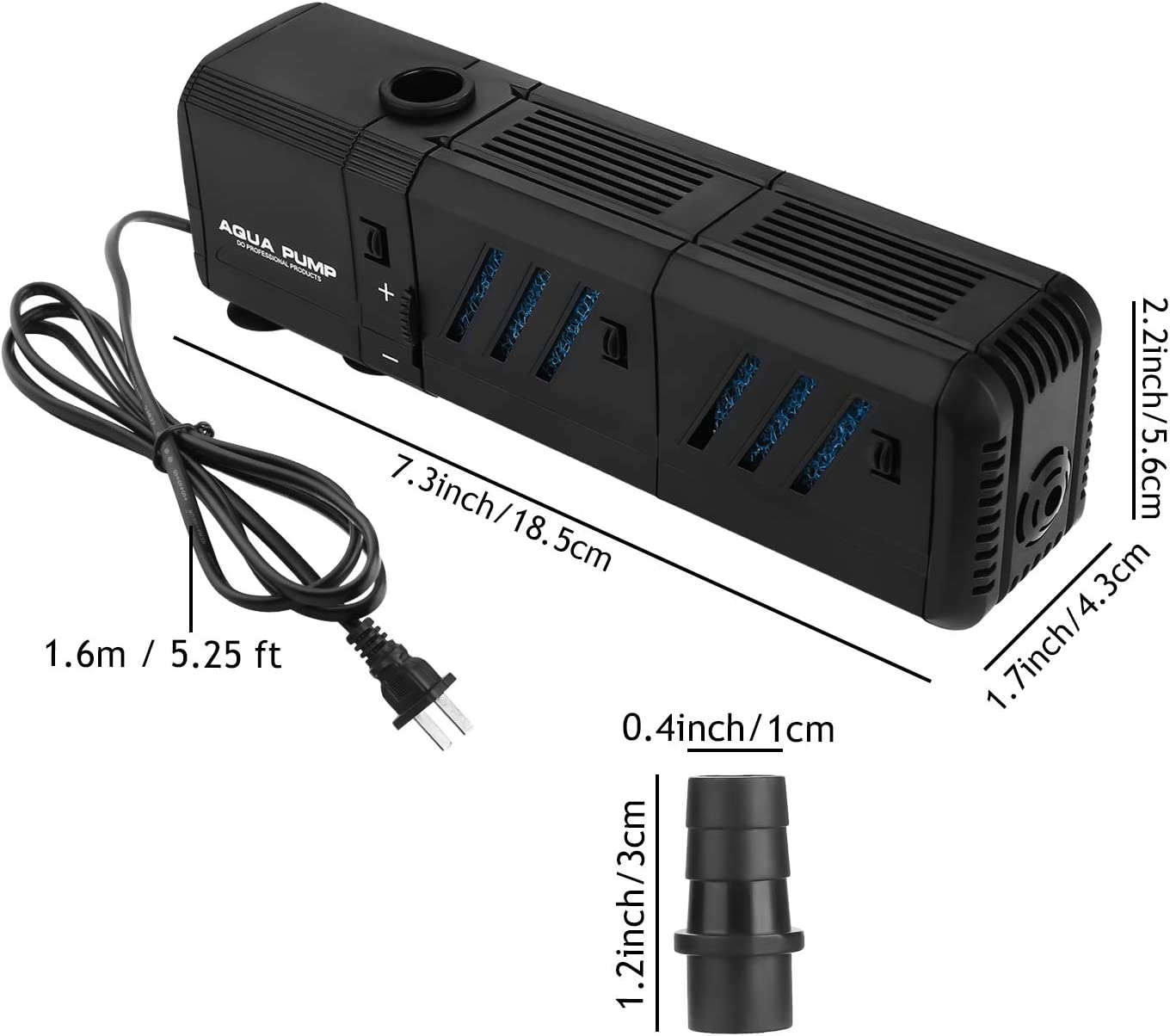 Potapajuća pumpa sa filterom za akvarijume HY1200F