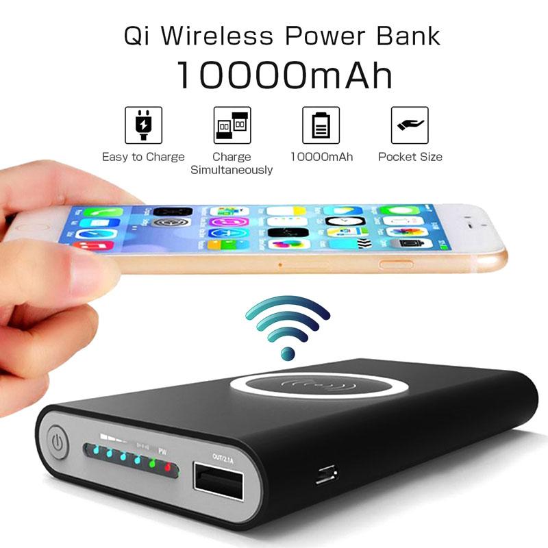 Qi Bežični Powerbank 10000mAh