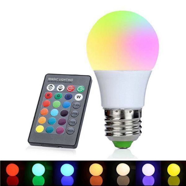 RGB LED sijalica sa daljinskim upravljačem - 8w