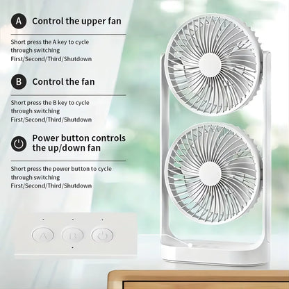 Ventilator sa dvostrukim hlađenjem, mini rashladni uređaj