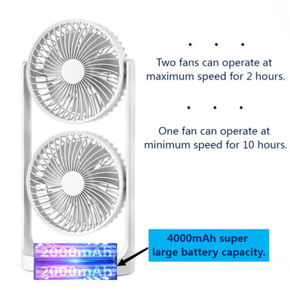 Ventilator sa dvostrukim hlađenjem, mini rashladni uređaj