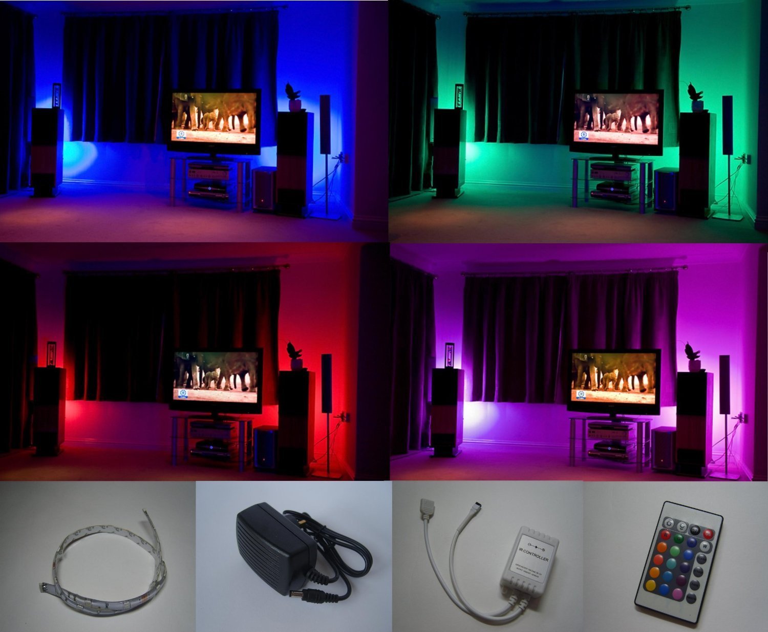 Samolepljiva RGB LED traka 10m