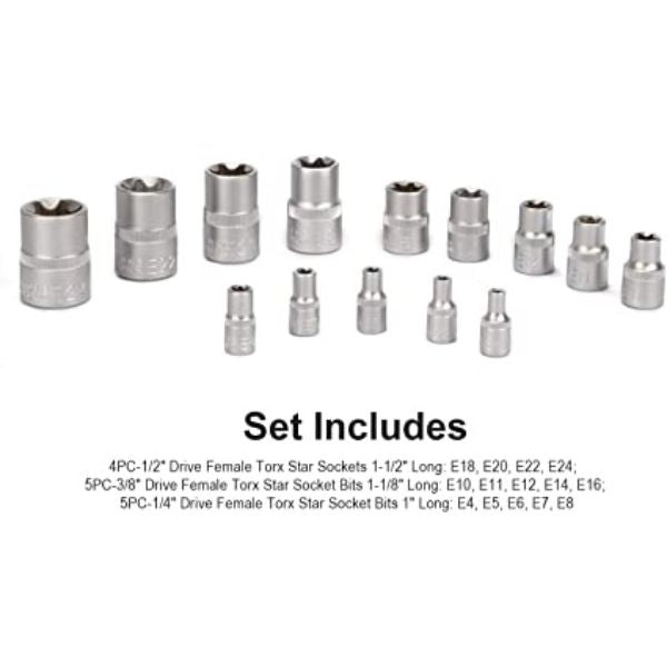 Set E4 TORX gedora